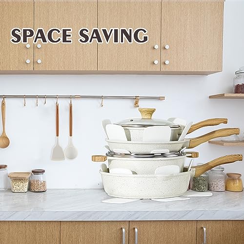 13-Piece Nonstick Granite Cookware Set with Stay-Cool Handles G770