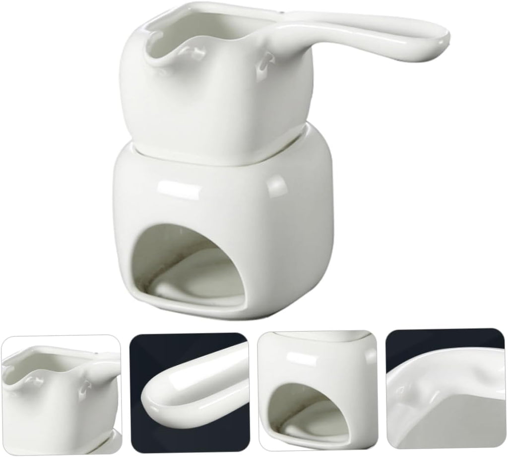 White Ceramic Chocolate Melting Pot M509881