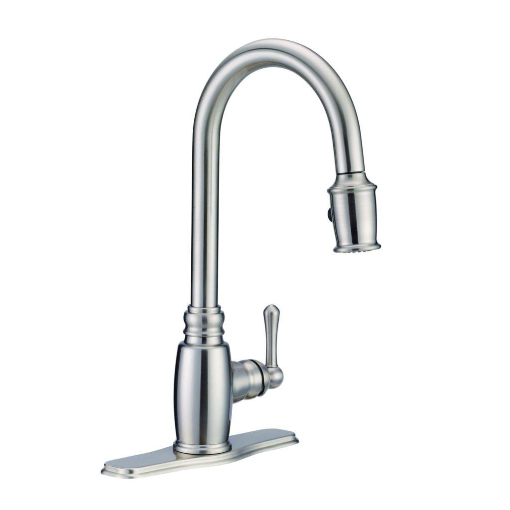 Chrome Single Handle Pull-Down Kitchen Faucet Z4030