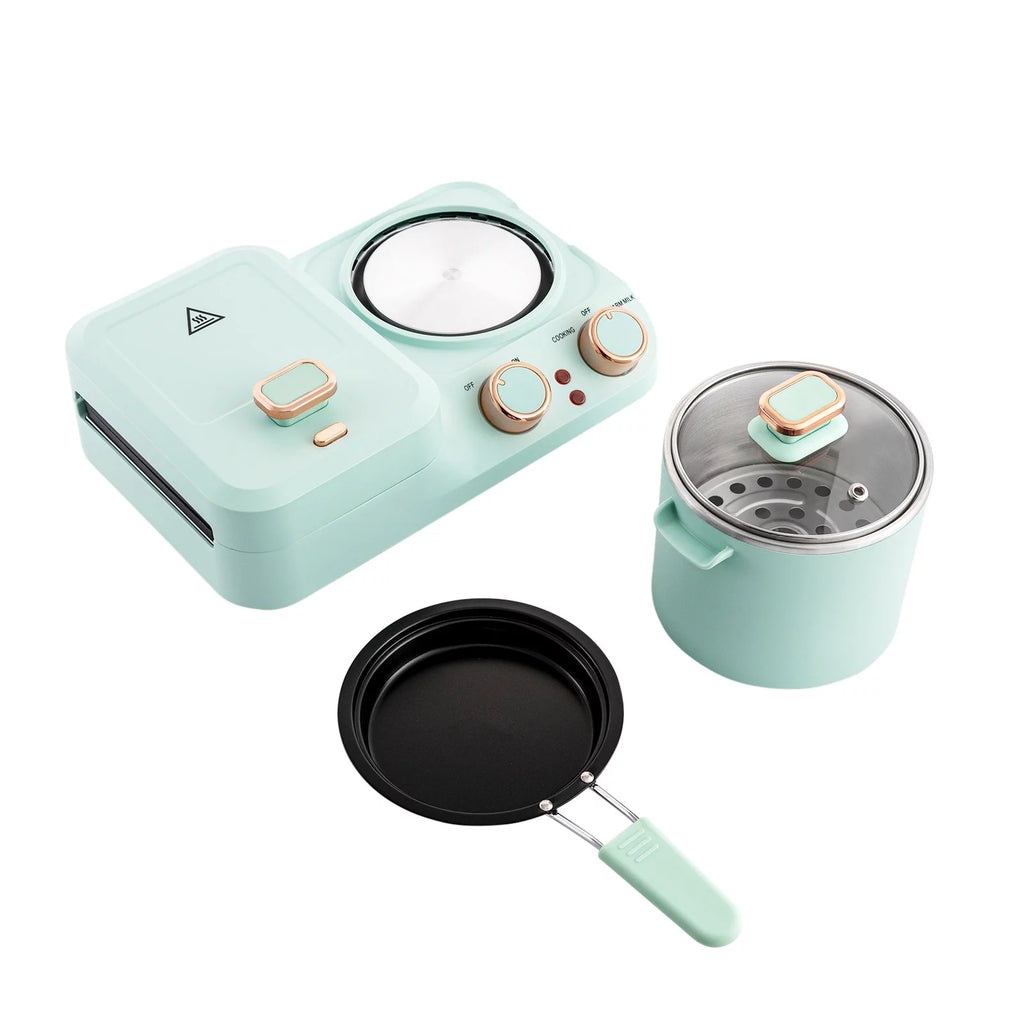 3 in 1 Breakfast Maker Machine with Non-stick Coating Plate X783