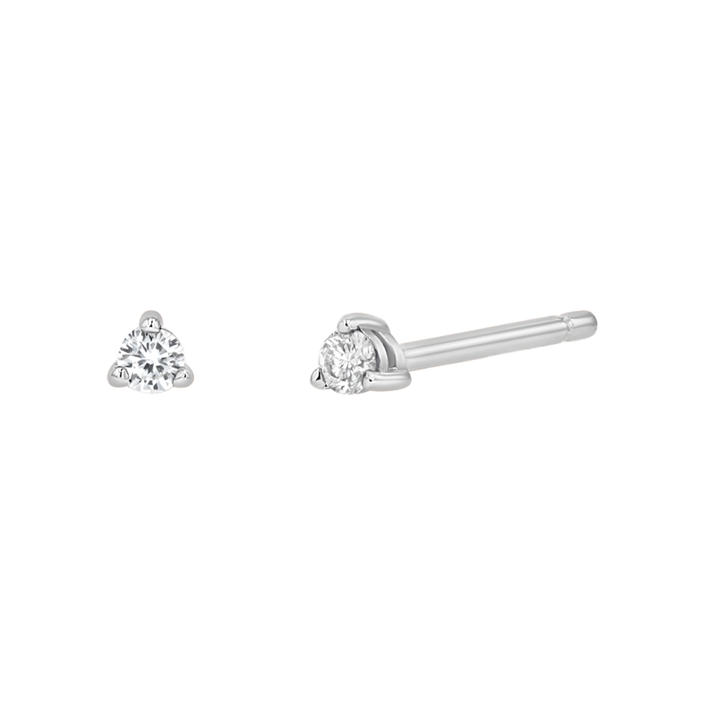 Tiny Diamond Studs S906