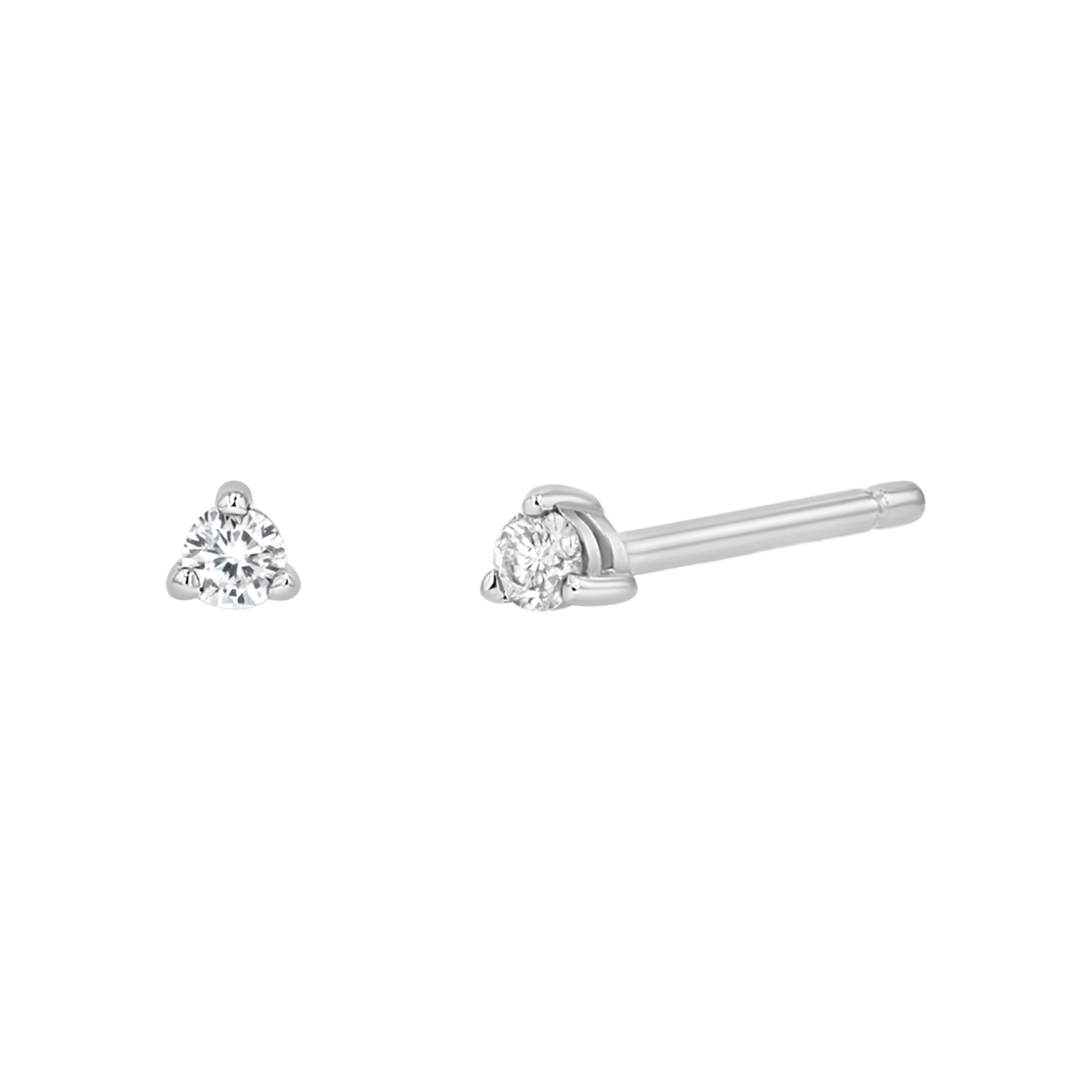 Tiny Diamond Studs S906