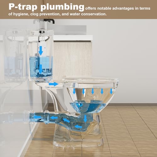 Rear Outlet Toilet With 19 Inch Tall Toilet Bowl & Tank L11408