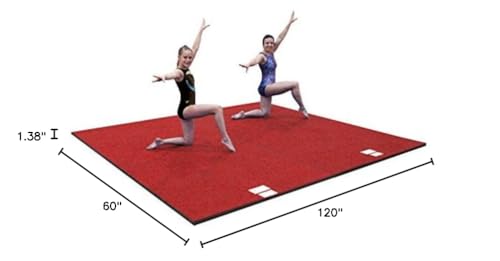 Red Cheer Gymnastics Mat J1754