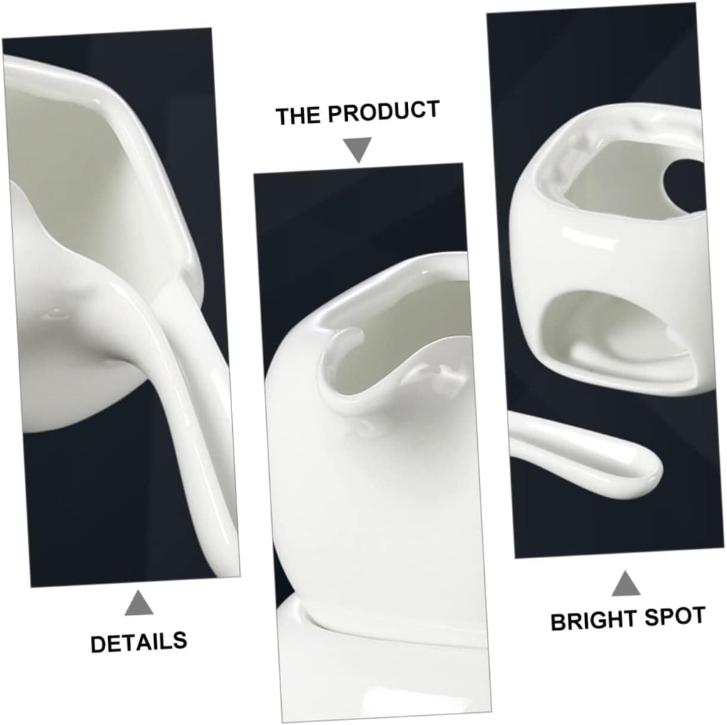 White Ceramic Chocolate Melting Pot M509881
