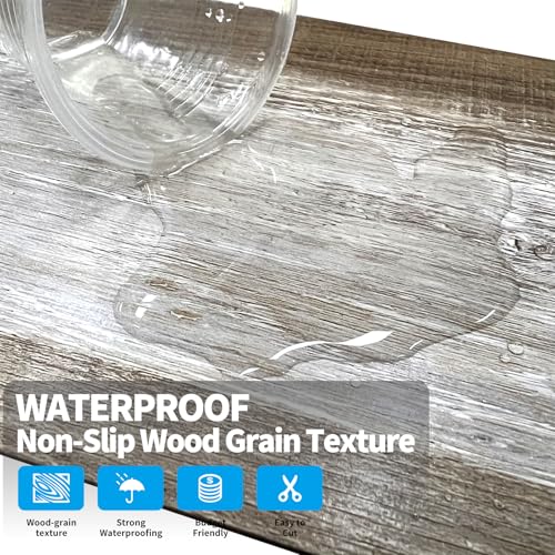 Peel and Stick Vinyl Flooring 36pcs 6"×36" Wood Effect Waterproof X872