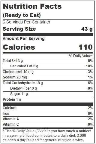 12 per case Coconut Ice Cream B6159