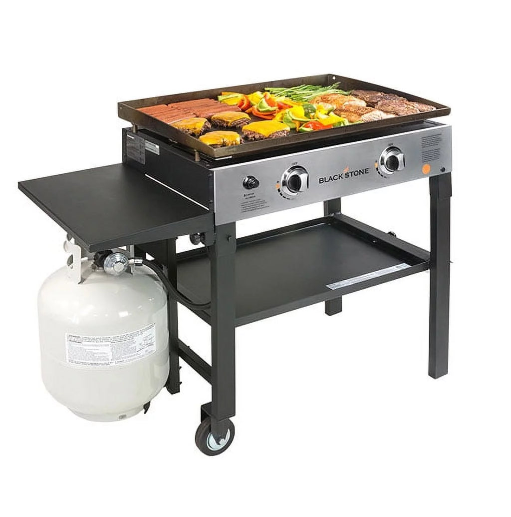 2-Burner 28" Griddle Cooking Station with Stainless Steel X584