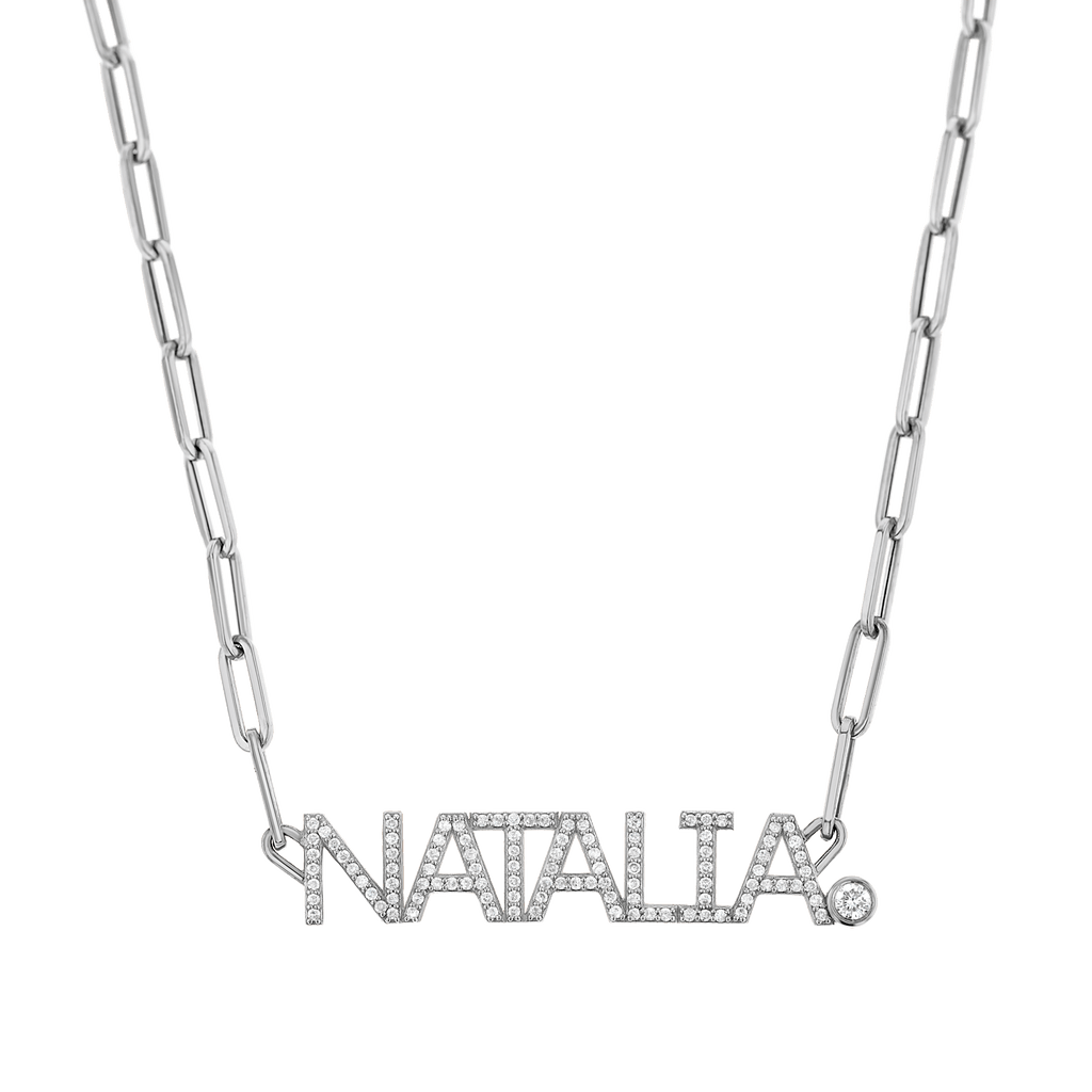 Diamond Name Necklace A67558