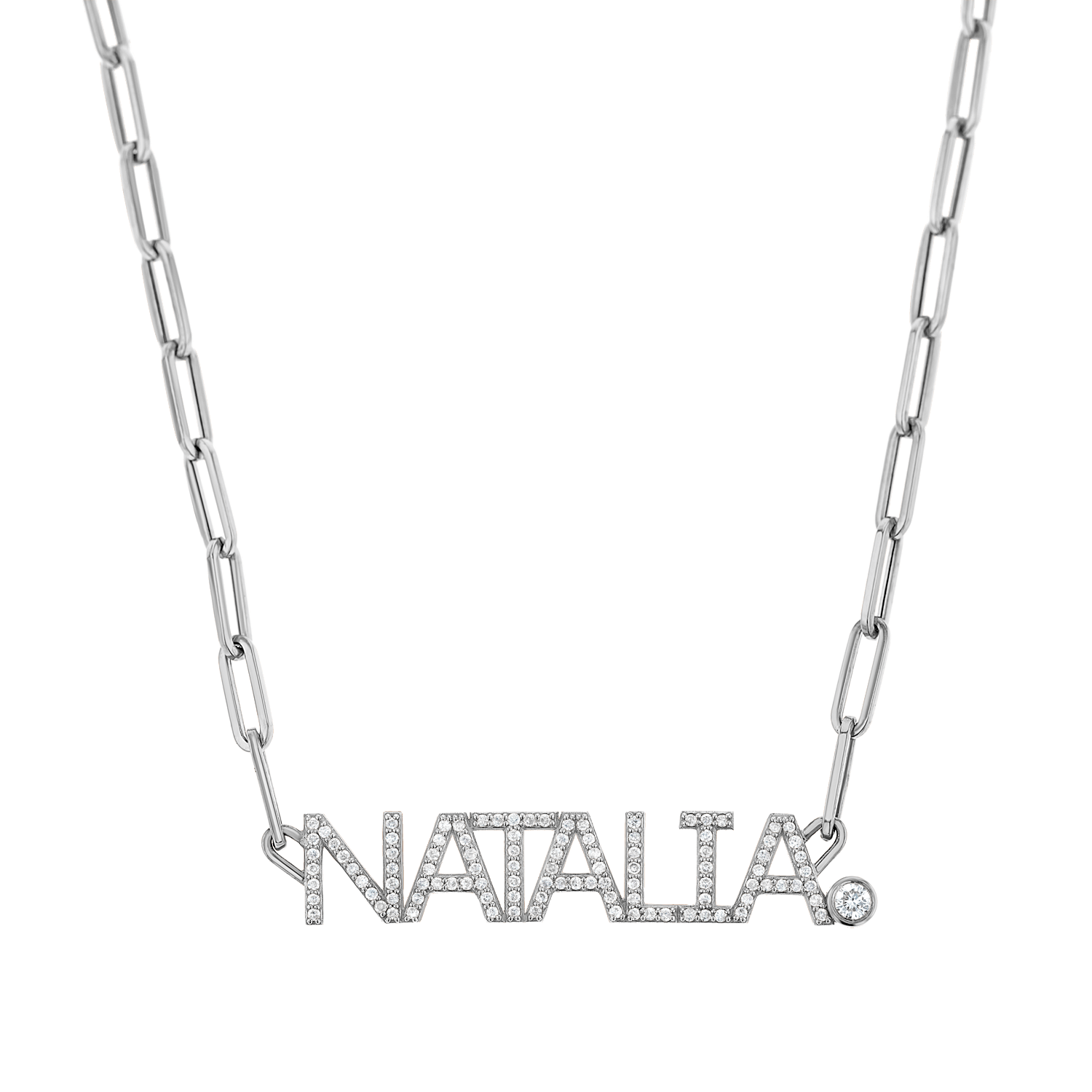 Diamond Name Necklace A67558