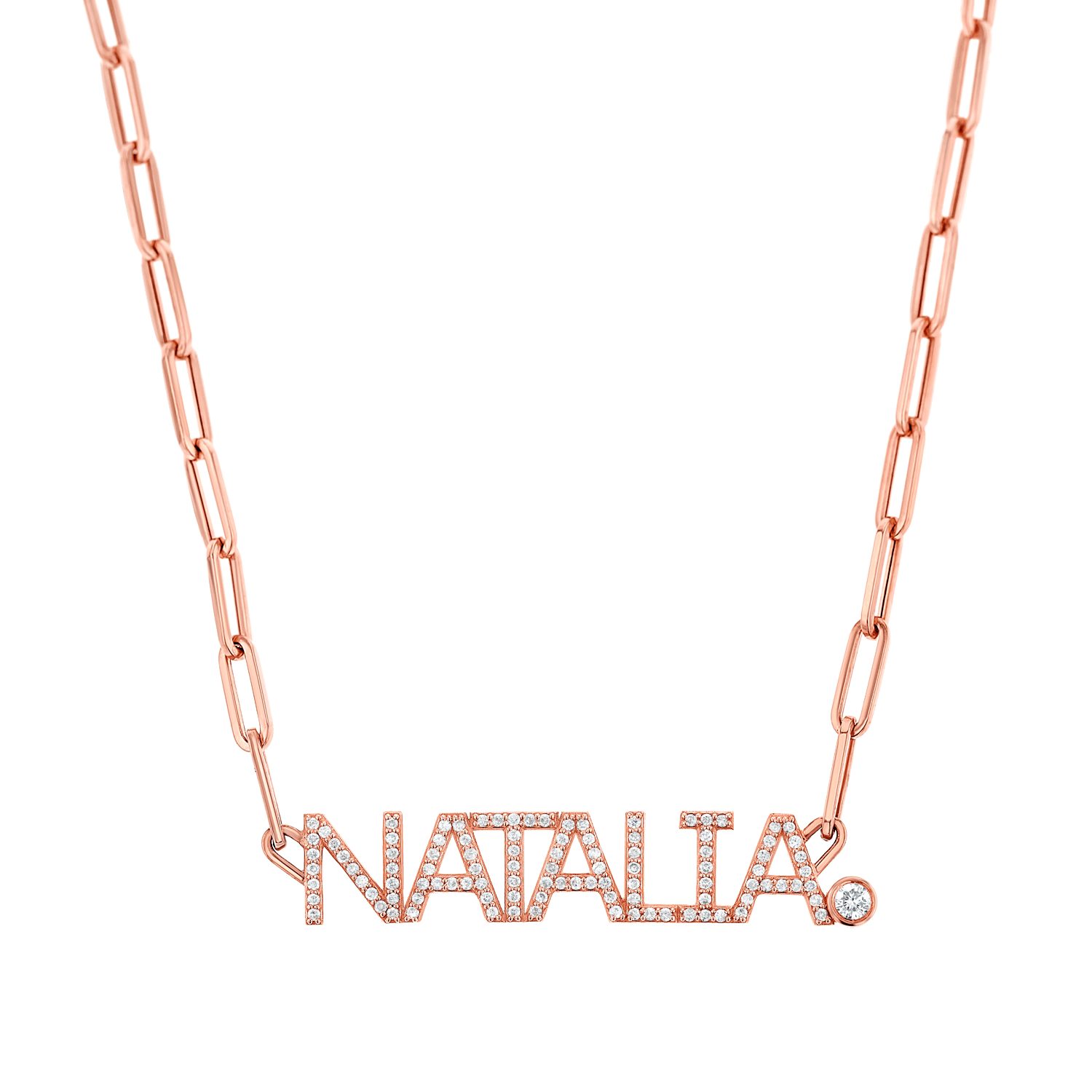 Diamond Name Necklace A67558