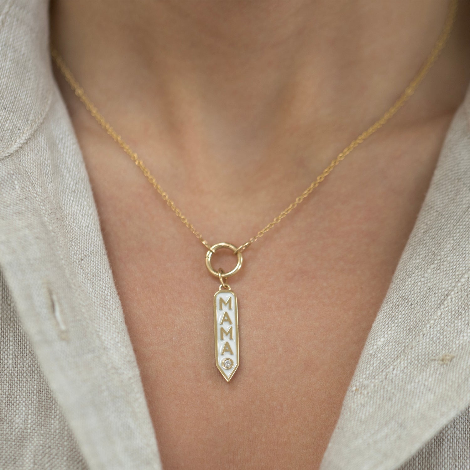 Diamond Dagger Charm T8662