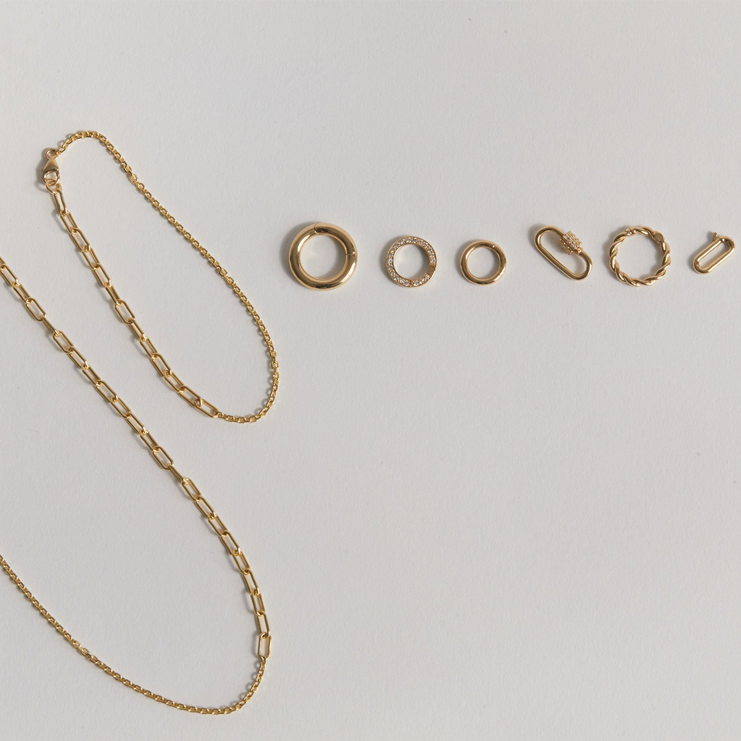 Diamond Round Charm Connector I607