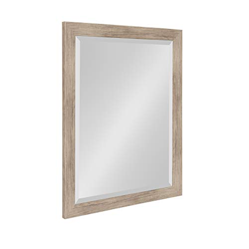 Rustic Brown Framed Rectangle Wall Mirror Y29537