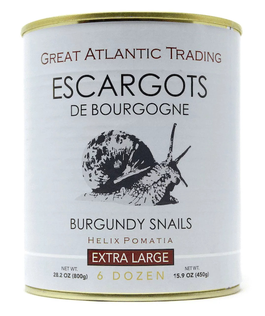 72 Pieces Organic Helix Burgundy Snails C215