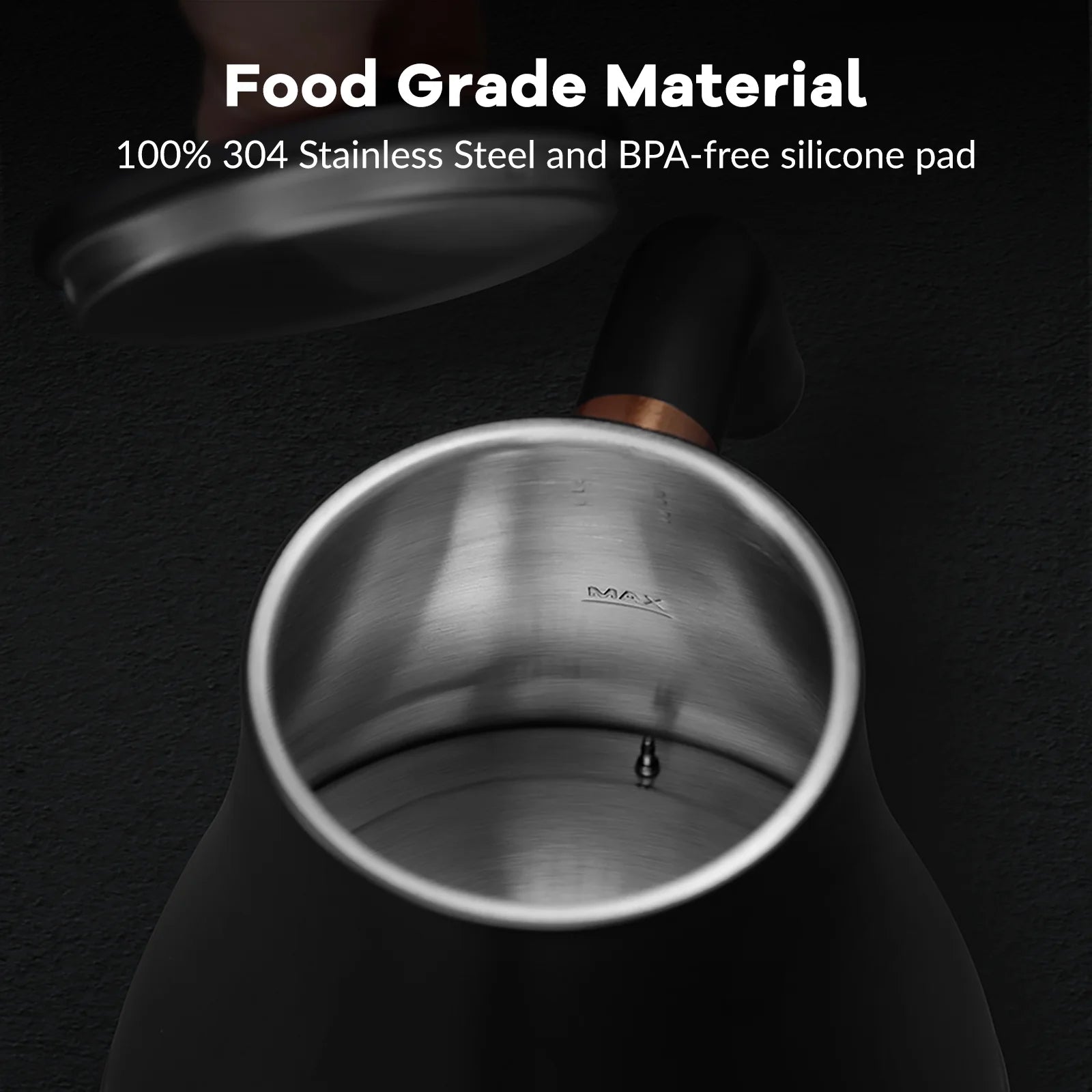 Electric Gooseneck Kettle 0.8L 1200W Matt Black K538