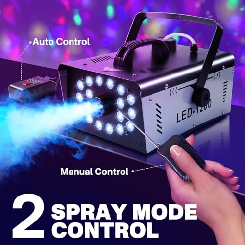 1200W Fog Machine with 18 Lights Q9276