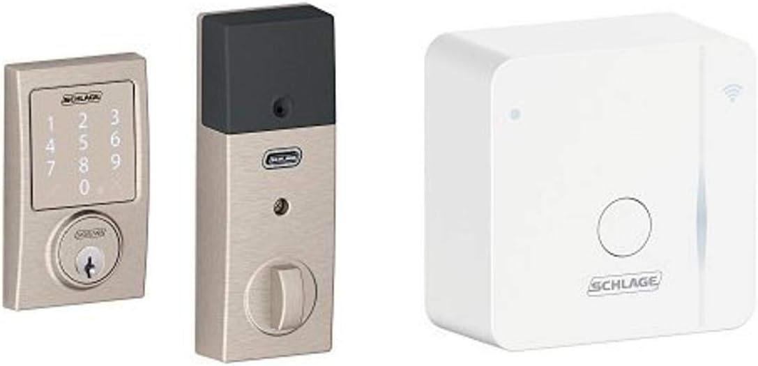 Satin Nickel Smart Deadbolt H12855