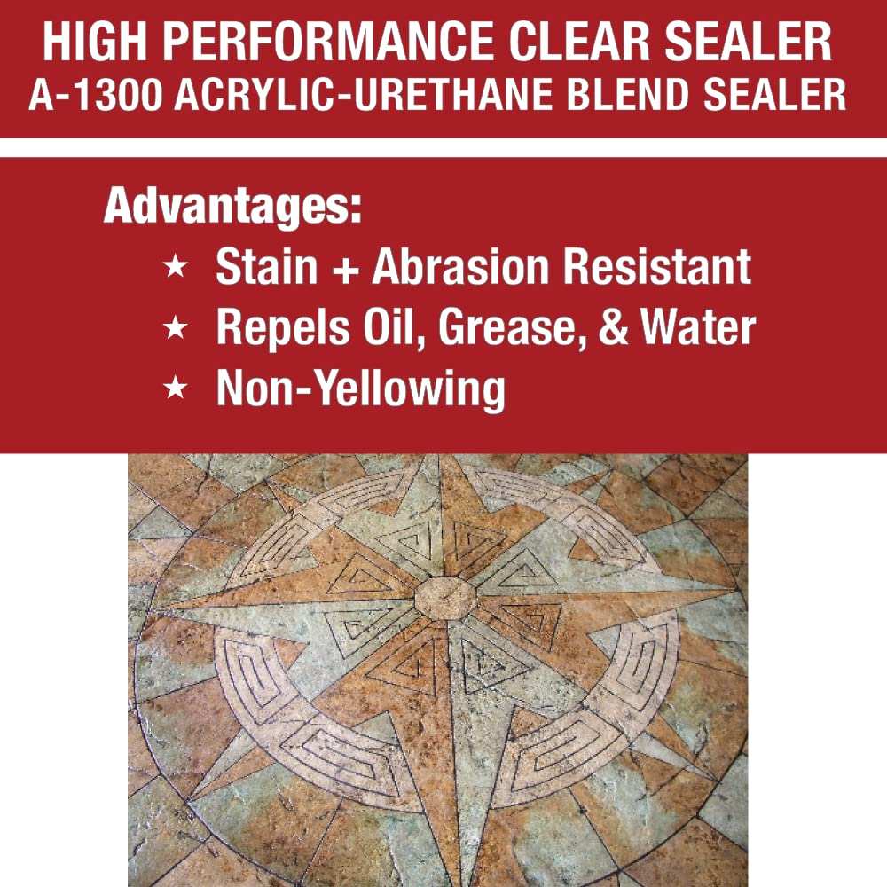 Clear Glossy Concrete Sealer (1 Gallon) Y52757