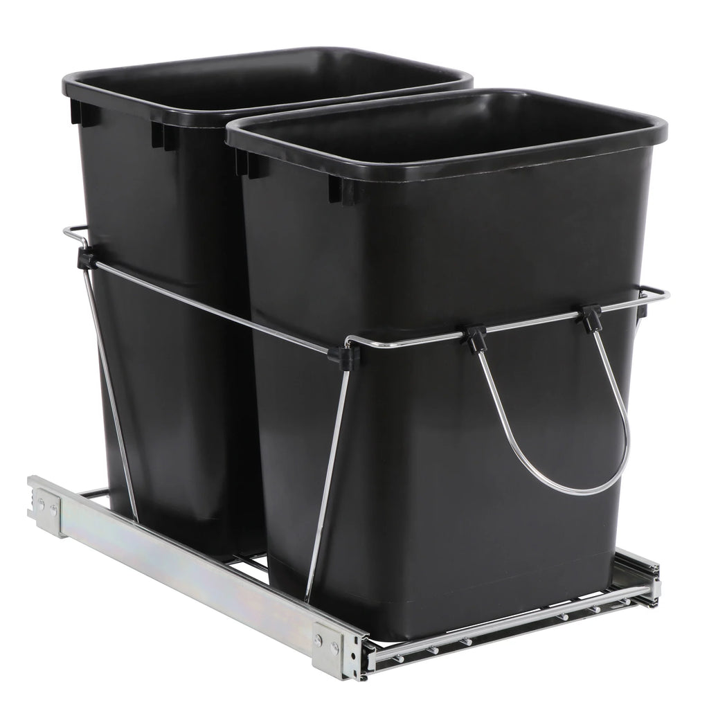 Dual 35Qt Pullout Trash Can A507