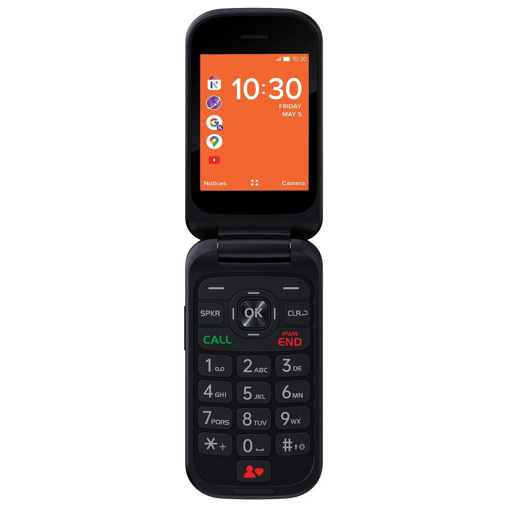 Black Flip Phone 4G LTE 5 Megapixels F242825