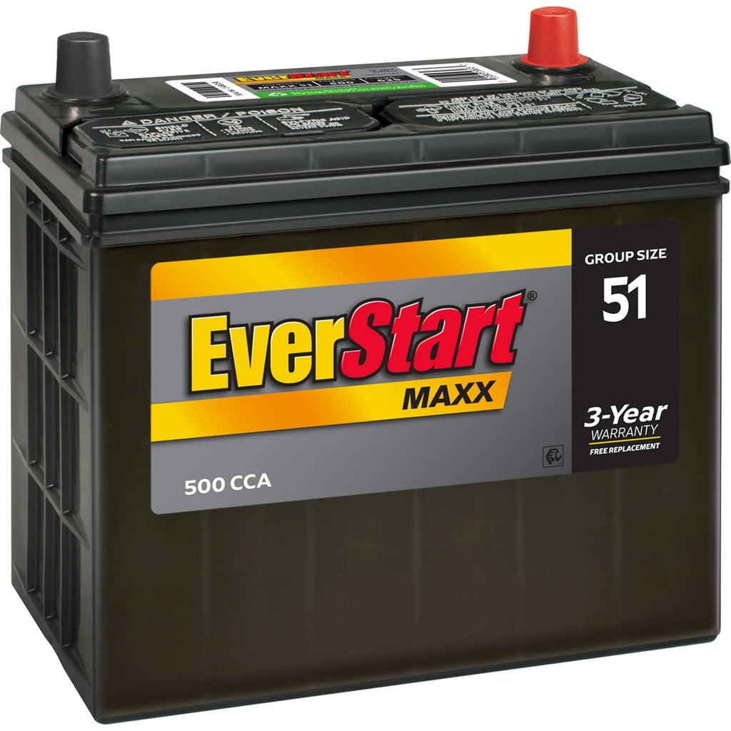 Group Size 51 12 Volt 500 CCA Lead Acid Automotive Battery F868024