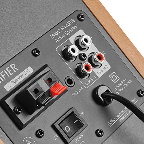 Powered Bookshelf Speakers with Wireless Wi-Fi Audio Streamer T963073