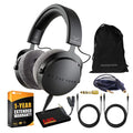 Closed-Back Studio Headphones Bundle with Detachable Cable, Headphone Splitter, Extension Cable U893