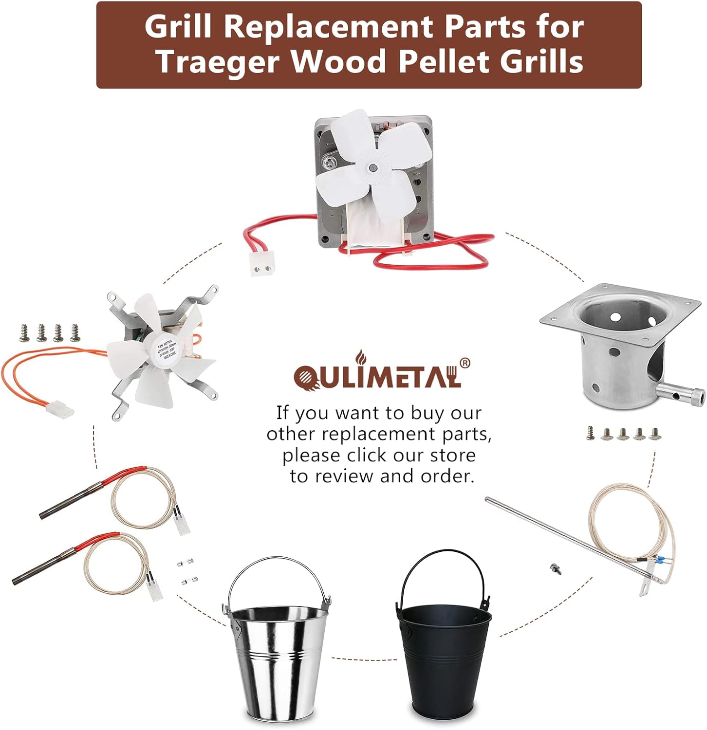 Grill Auger Motor Kit Replacement Parts M402560