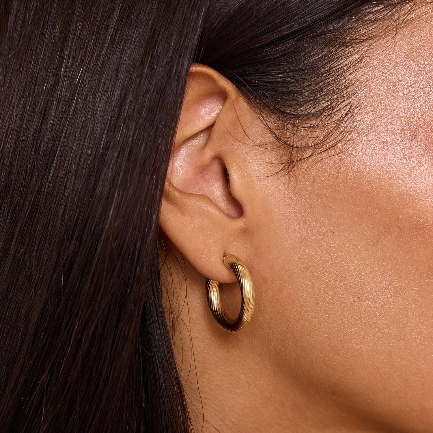 Swirl Hoop Earrings P328