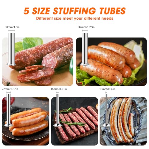 22LB Stainless Steel Electric Sausage Stuffer P784