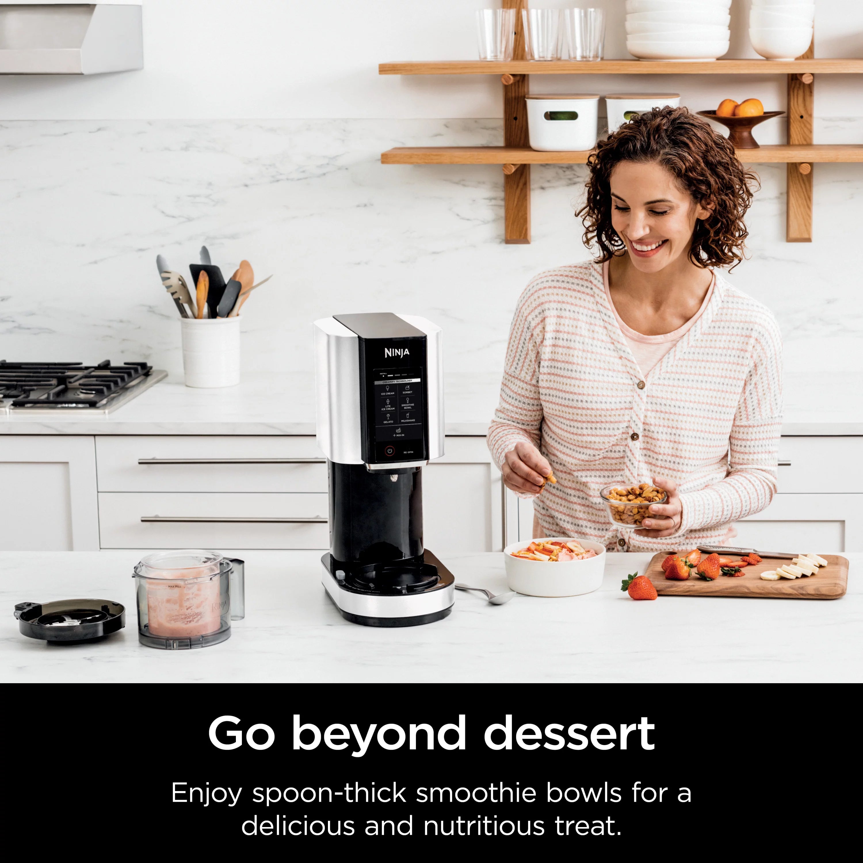 Ice Cream Maker with 7 One-Touch Programs I600124
