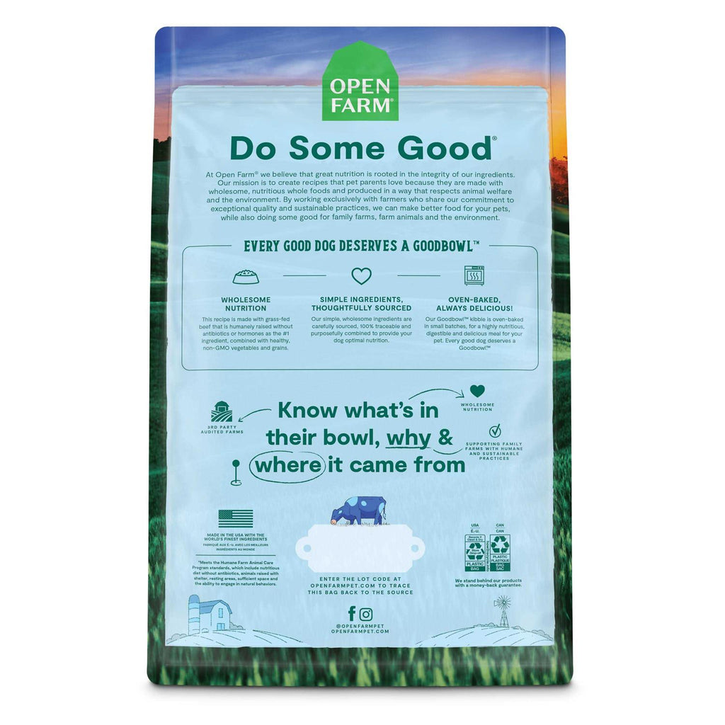 Grass Fed Beef Brown Rice Recipe Dog Food L1627