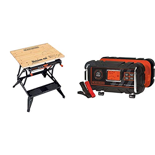 Portable Folding Workbench with Clamps E69121