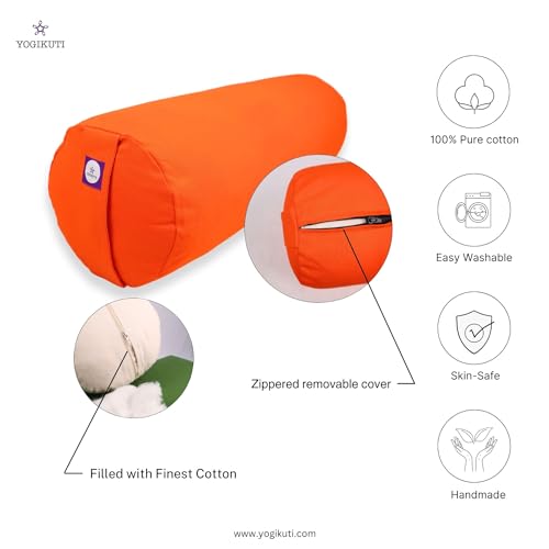 Round Cotton Yoga Bolster F332