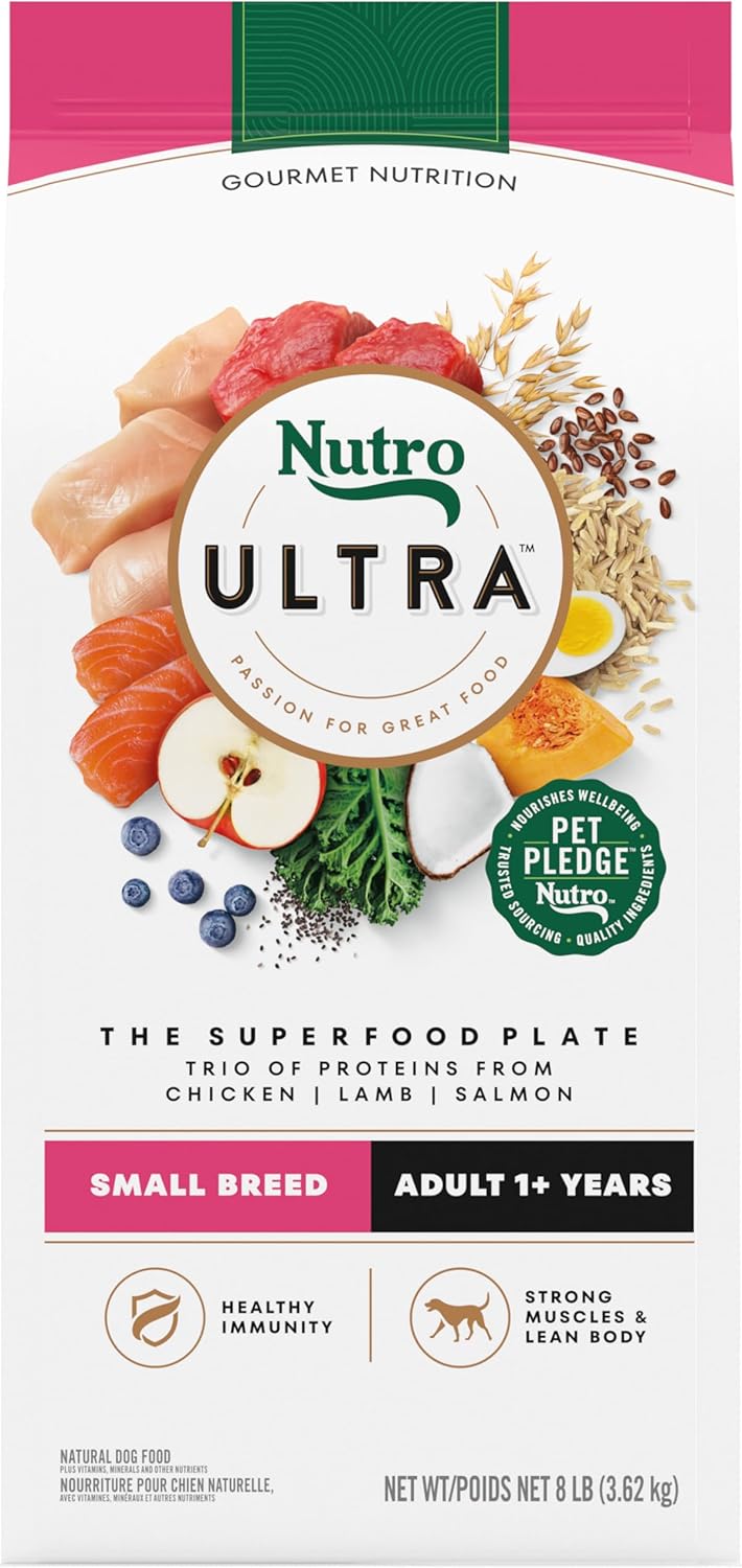 8 lb. Bag Dry Dog Food with Chicken, Lamb and Salmon Z5974