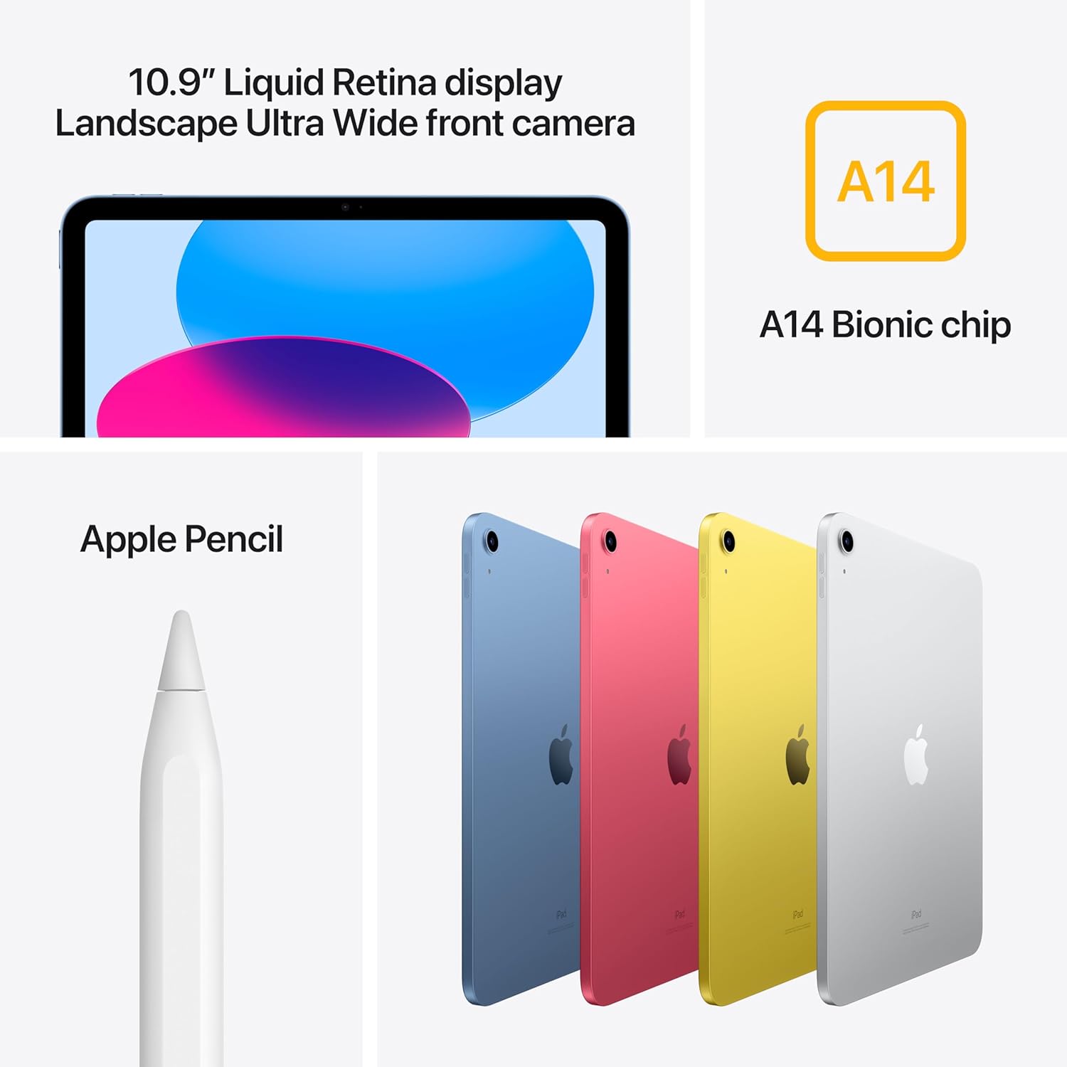 10.9-inch iPad Wi-Fi 64GB Blue Q90639