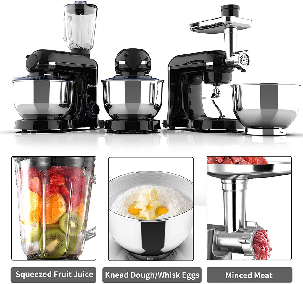 6.5QT 6 Speed Tilt-Head Stand Mixer with Stainless Steel Bowl X10971