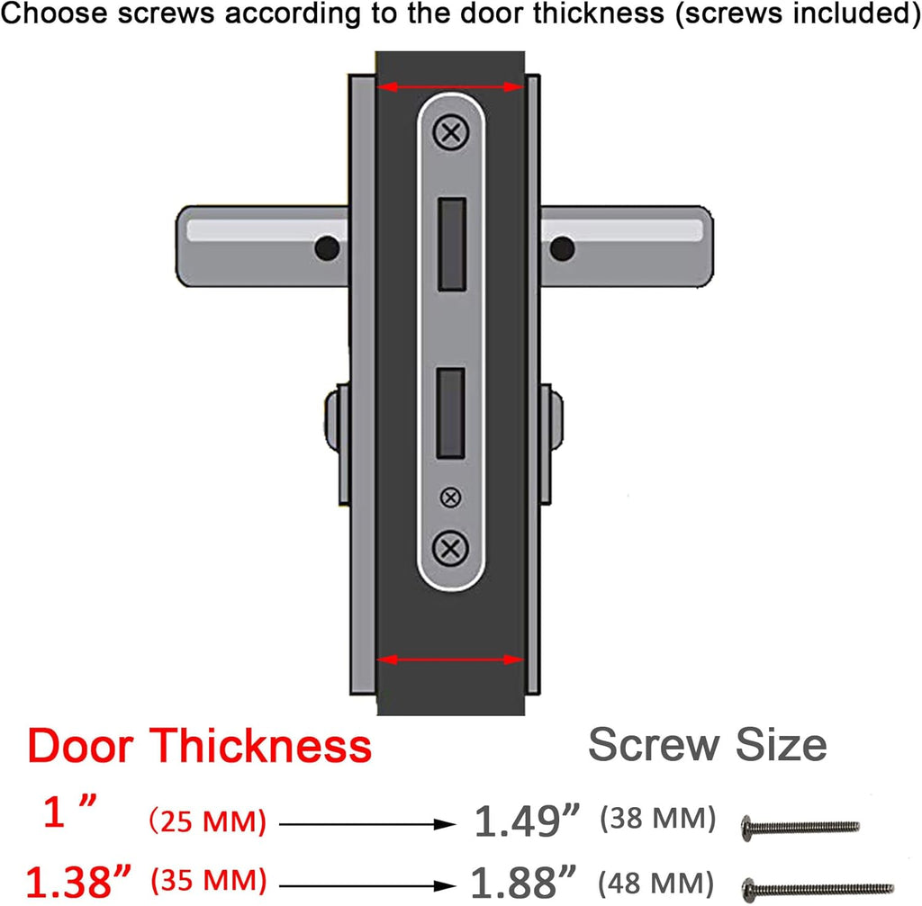 Brushed Polished Brass Solid Brass Lever Handle Mortise Lock Set for 1 in. Or 1.38 in. Thickness N9566