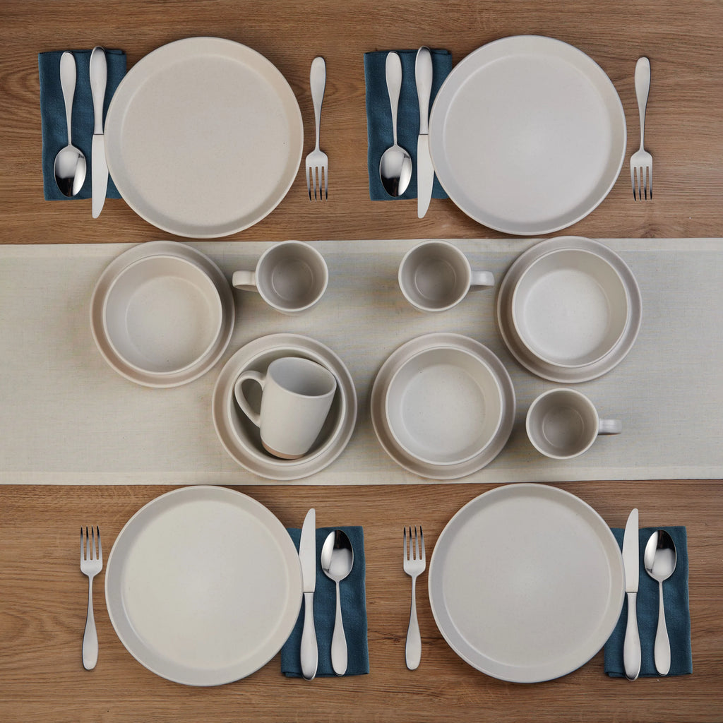 16-Piece Stoneware Dinnerware Set U672