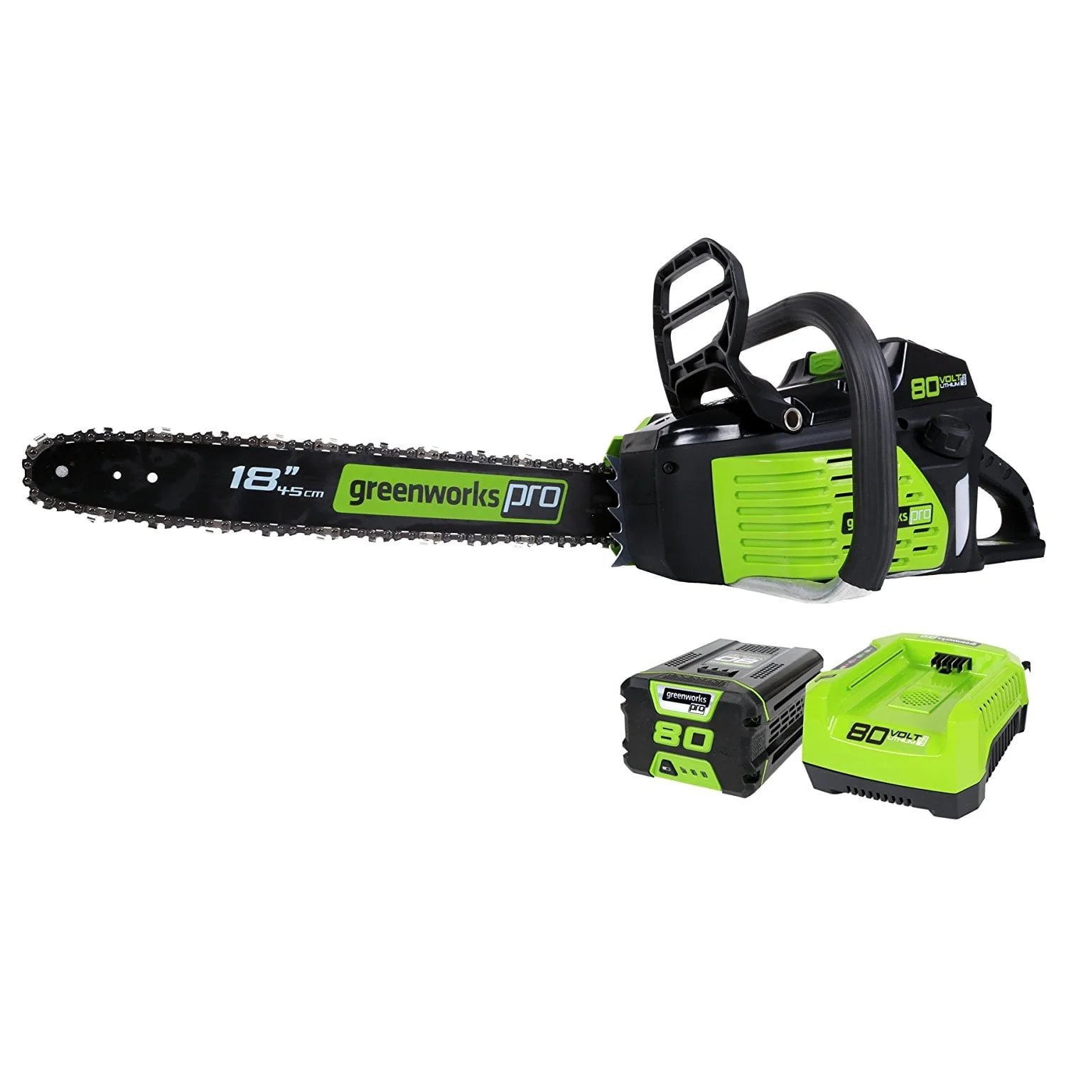 Discontinued 18-Inch 80V Cordless Lithium-Ion Chainsaw M972