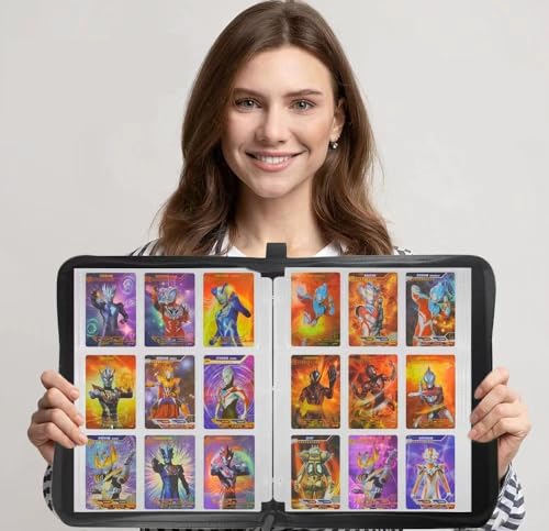 Black 9 Pocket Trading Card Binder with 50 Page Sleeves M57171