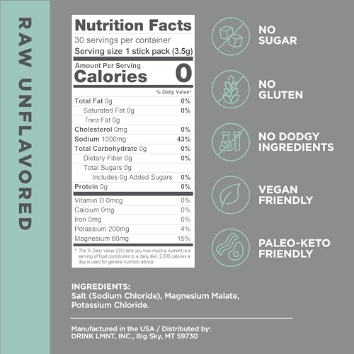 30 Count Watermelon Salt Electrolyte Drink Mix L15499
