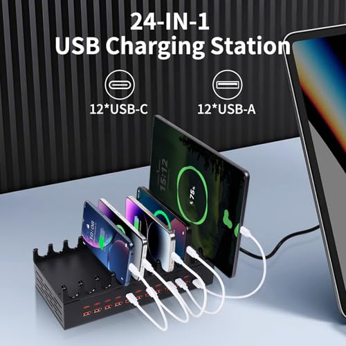 24 Ports USB Fast Charging Station T609