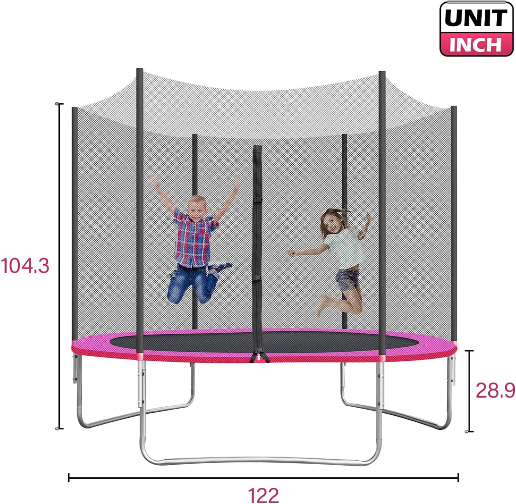10FT Trampoline with Enclosure L24386