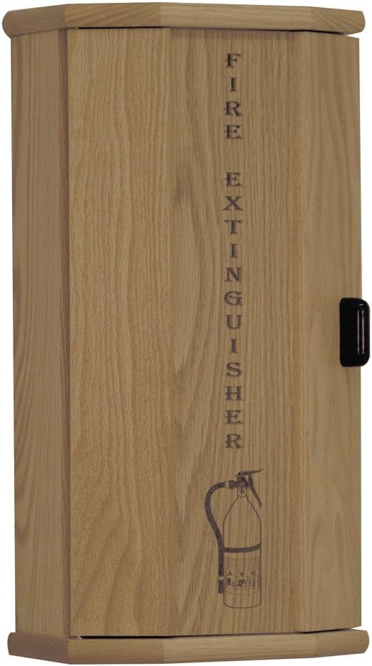 5-Pound Wooden Fire Extinguisher Cabinet L7385