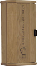 5-Pound Wooden Fire Extinguisher Cabinet L7385