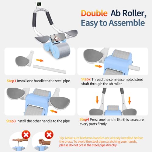 Ab Roller Wheel with Knee Mat M438014