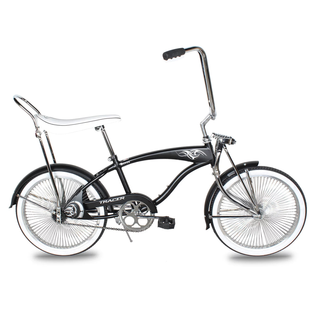 20 inch Matte Black Beach Cruiser Bike E98236