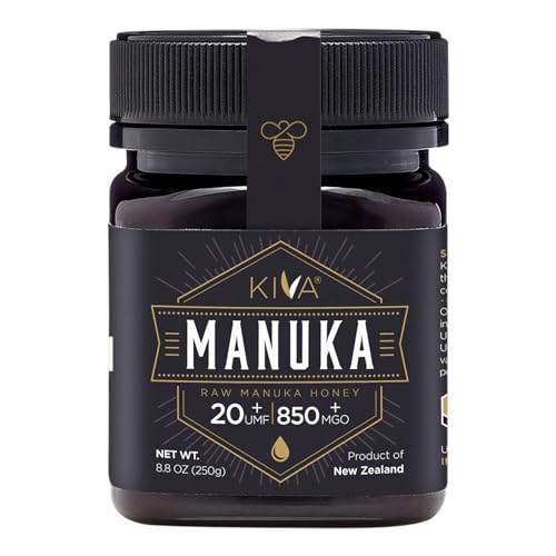 Raw Manuka Honey UMF 20+ MGO 850+ 100% Pure New Zealand Honey 8.8oz BPA-Free Jar X892